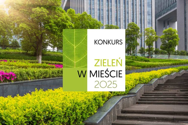 Banner XVII edycji konkursu "Zieleń w Mieście 2025".