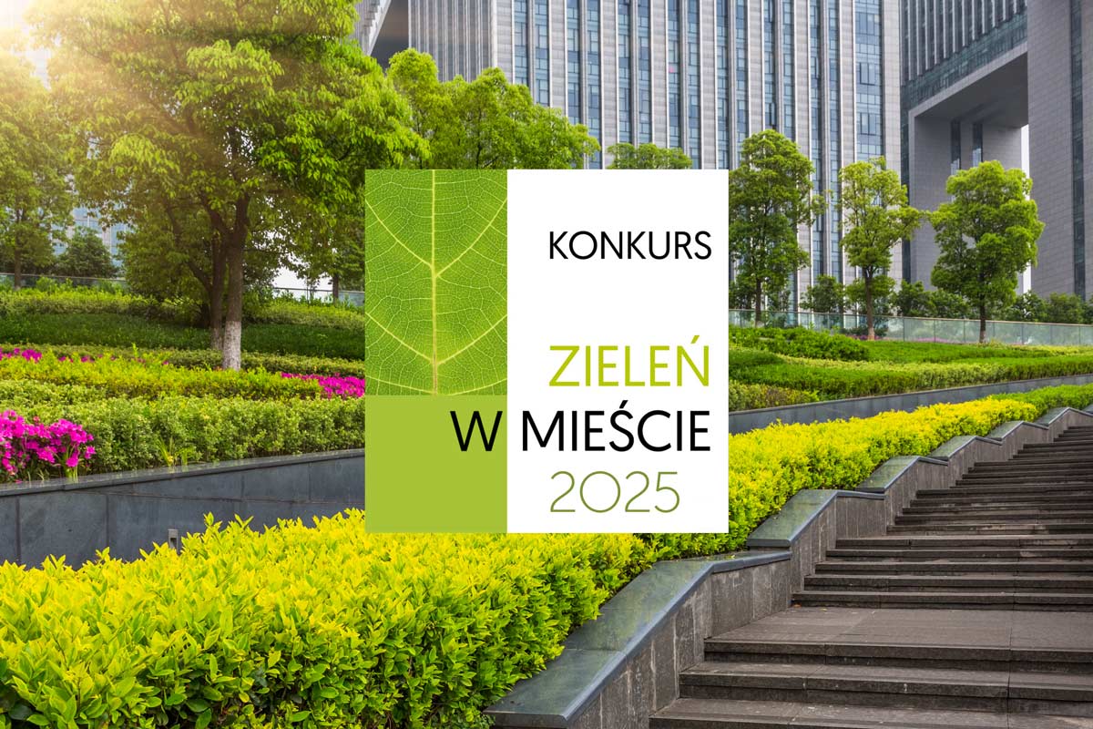 Banner XVII edycji konkursu "Zieleń w Mieście 2025".