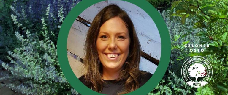 Agata Panas-Skoczek - członek Ogólnopolskiego Stowarzyszenia Twórców Ogrodów OSTO